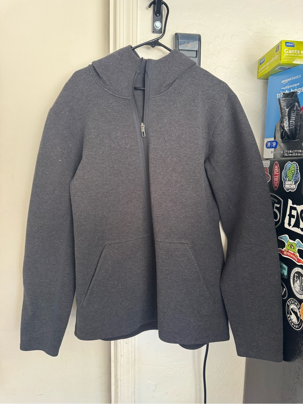 lululemon athletica Dark Gray Full-Zip Performance Jacket
